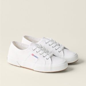 Superga Canvas White Tennis Shoe Sneaker